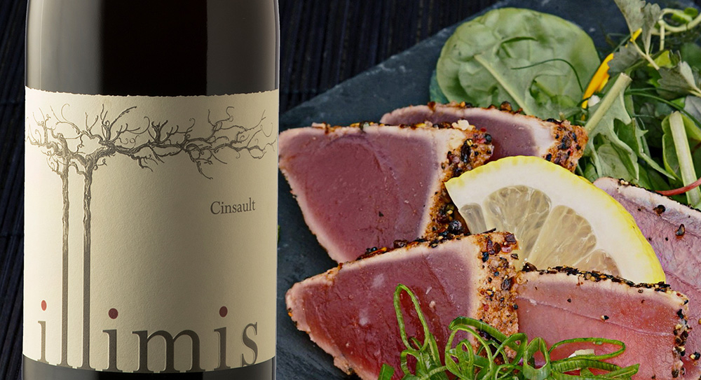 2016 Cinsault with seared tuna salad-1
